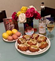 December 2020 Christmas oat cookies evening and wine tasting